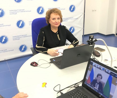 Студенты колледжа на прямой связи с Губернатором Югры