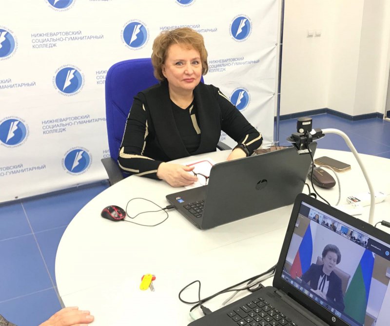 Студенты колледжа на прямой связи с Губернатором Югры